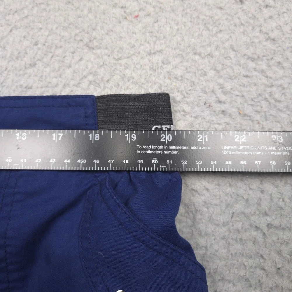Genuine Dickies Womens 2XL Straight Leg Scrub Pants Indigo Stretch Pockets